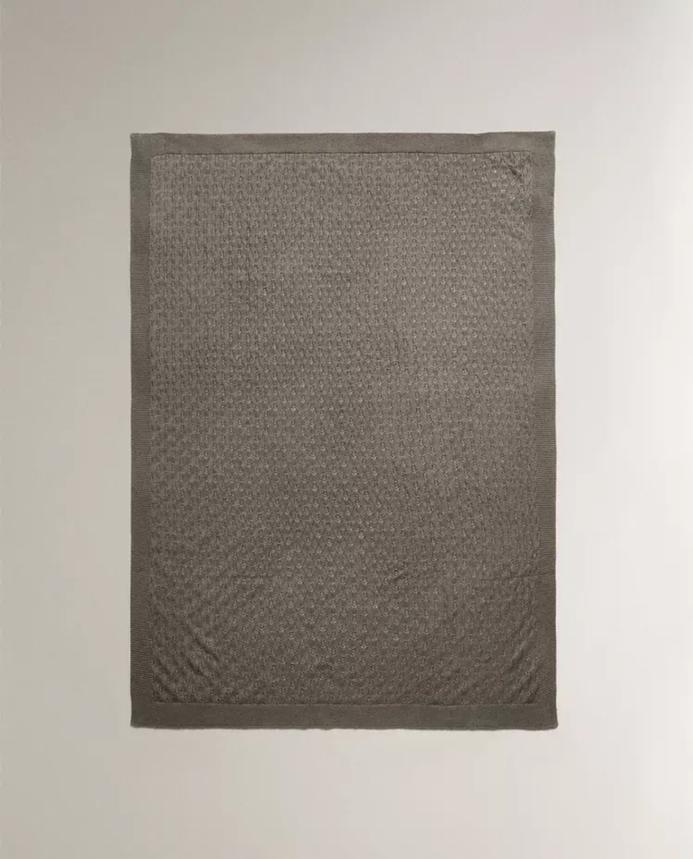 ZARA HOME ДЕТСКИЙ ПЛЕД С РЕЛЬЕФНЫМ УЗОРОМ, СЕРЫЙ