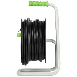 Удлинитель силовой ЭРА GREEN LINE KAT-3x1.5-20m Greenline на катушке пластик 4 розетки с заземлением 20м ПВС 3x1.5мм2 | Электротовары