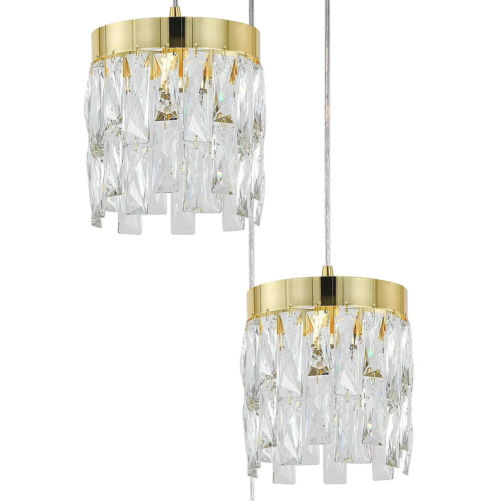 Подвесной светильник Indigo ANNA 12029/3P Gold V000495