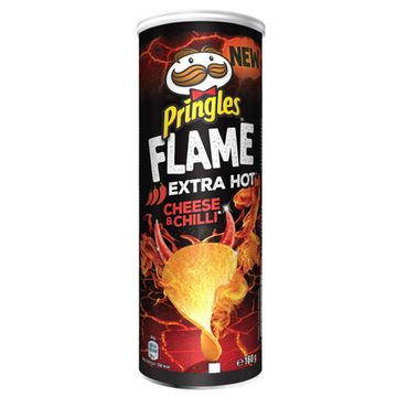 Чипсы Pringles Flame Extra Hot Cheese & Chili со вкусом сыра и острого перца чили, 160 г (Германия)