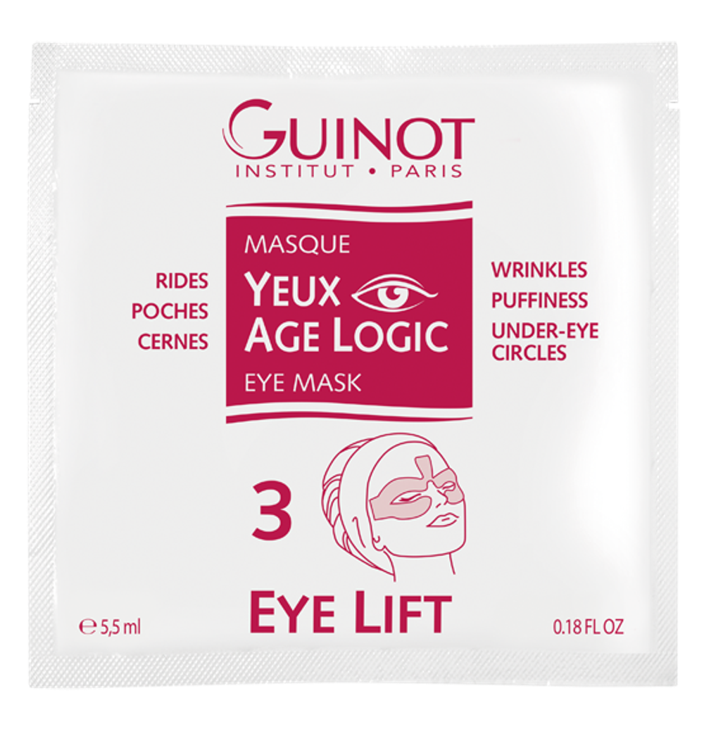 Guinot Маска Masque Yeux Age Logic, 4 саше x 5.5 мл