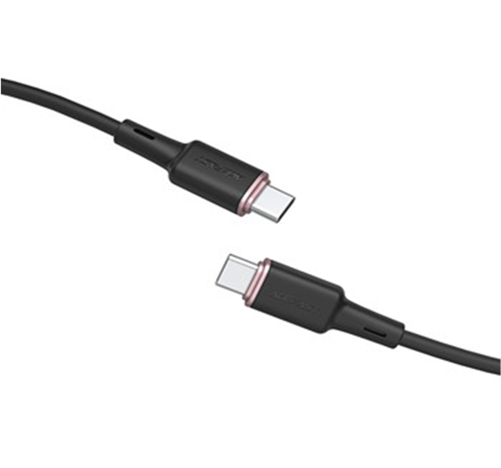 C2-03 USB-C to USB-C zinc alloy silicone charging data cable
