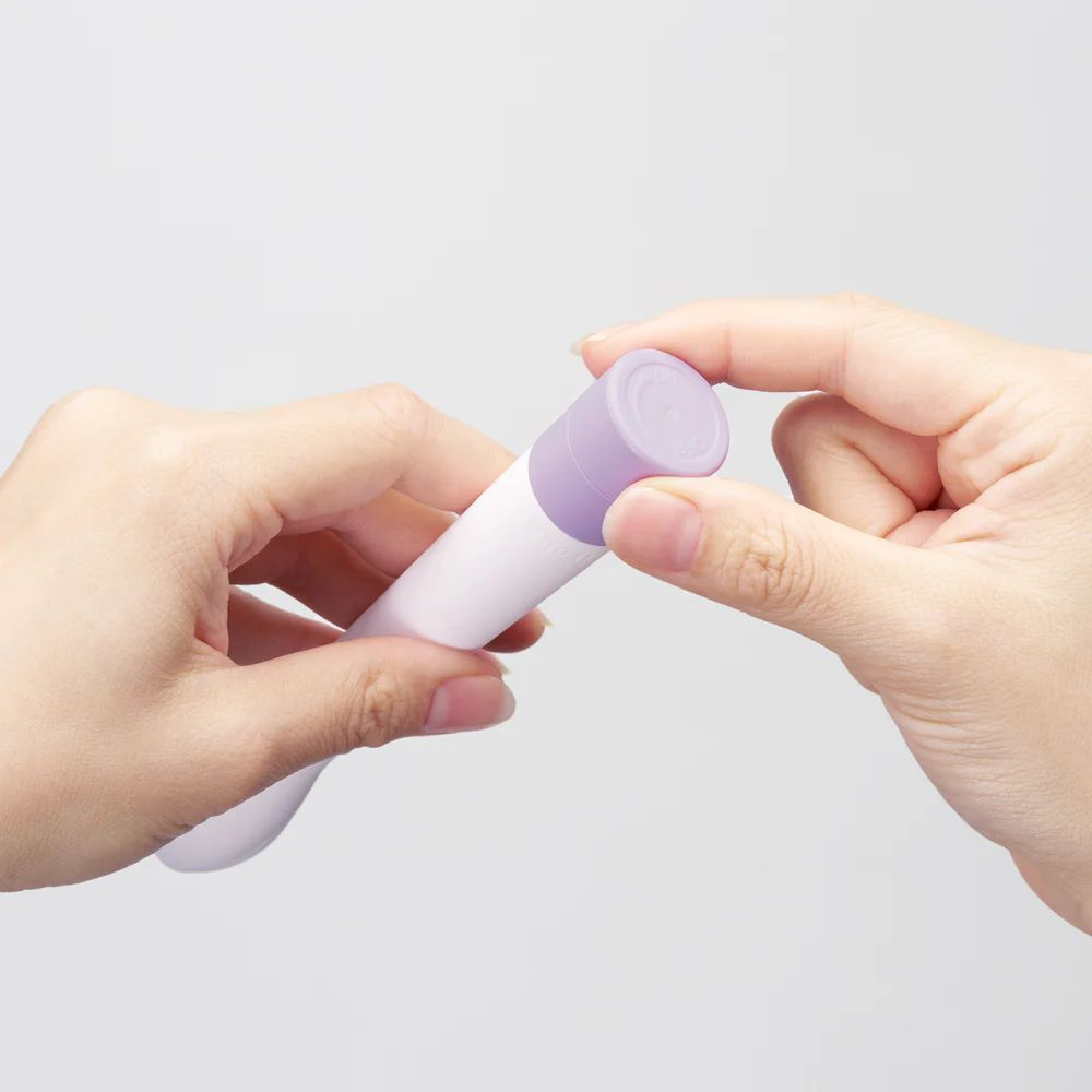 Сиреневый вибратор Iroha Koharu Suiren - 16 см. (Цвет: сиреневый)