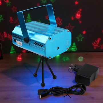Лазерный проектор RoHS XX-611 (точки+фигуры новогодние)
