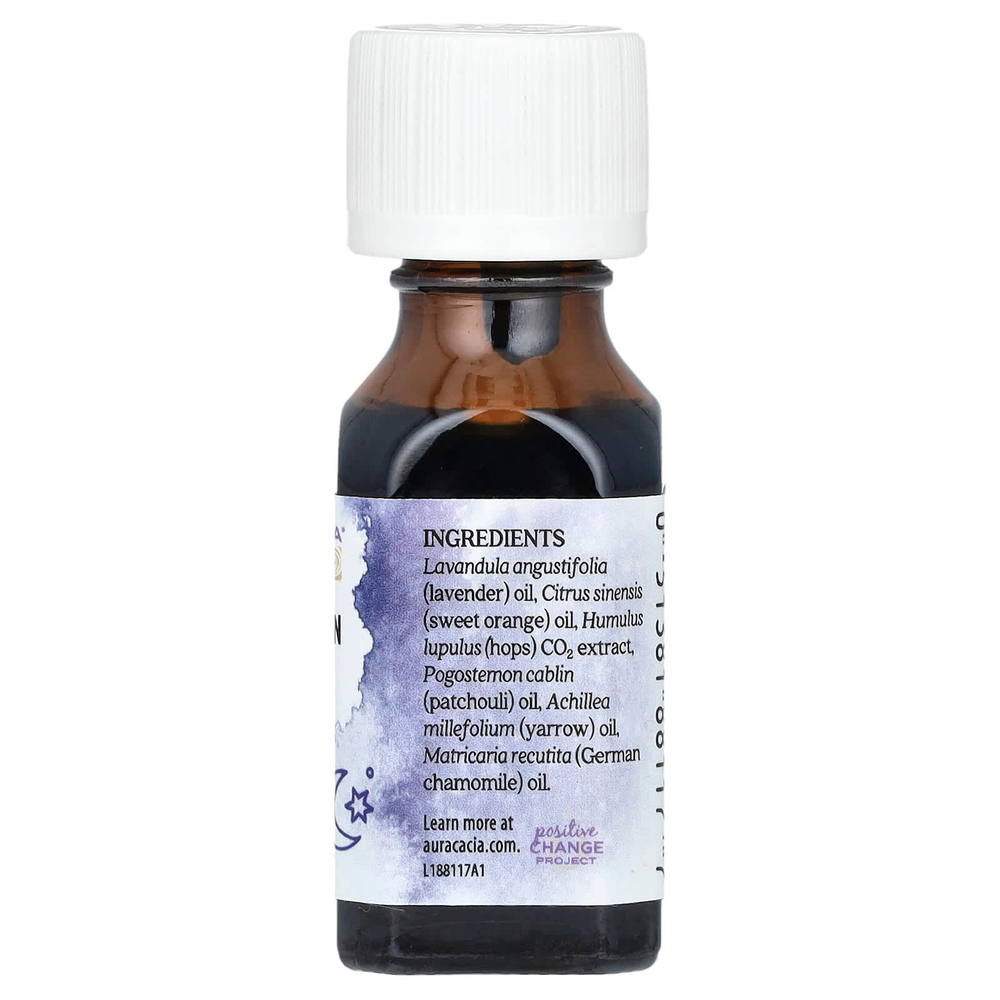 Aura Cacia, Смесь чистых эфирных масел, зелье для подушек, 15 мл (0,5 жидк. унц.)