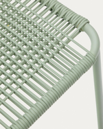 Уличный стул Talaier из шнура и оцинкованной бирюзовой стали