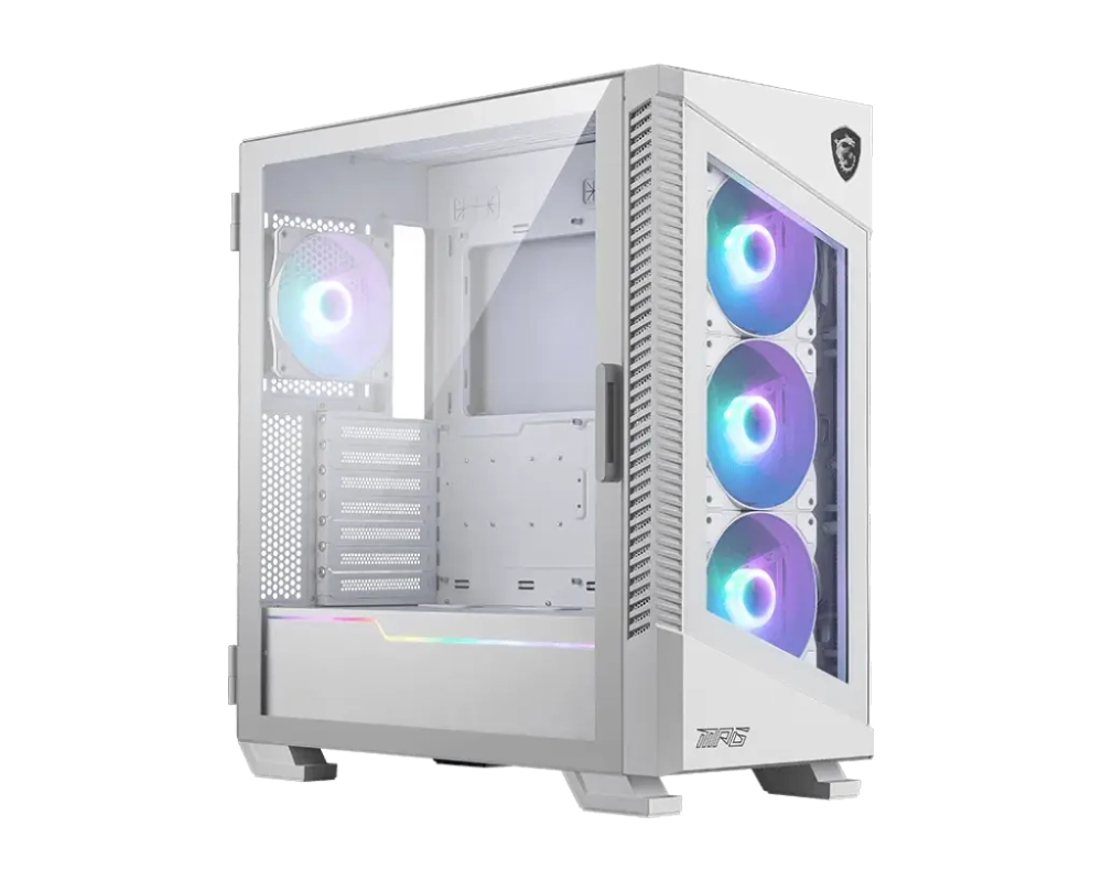 Компьютерный корпус MSI MPG VELOX 100R WHITE ATX/Micro-ATX/Mini-ITX, 2xUSB 3.2 Type-A, 1xUSB 3.2 Type-C Белый