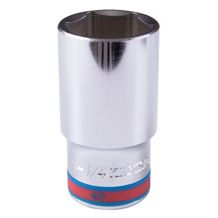 Цена на KING TONY (423540S) Головка торцевая глубокая шестигранная 1/2", 1-1/4", дюймовая