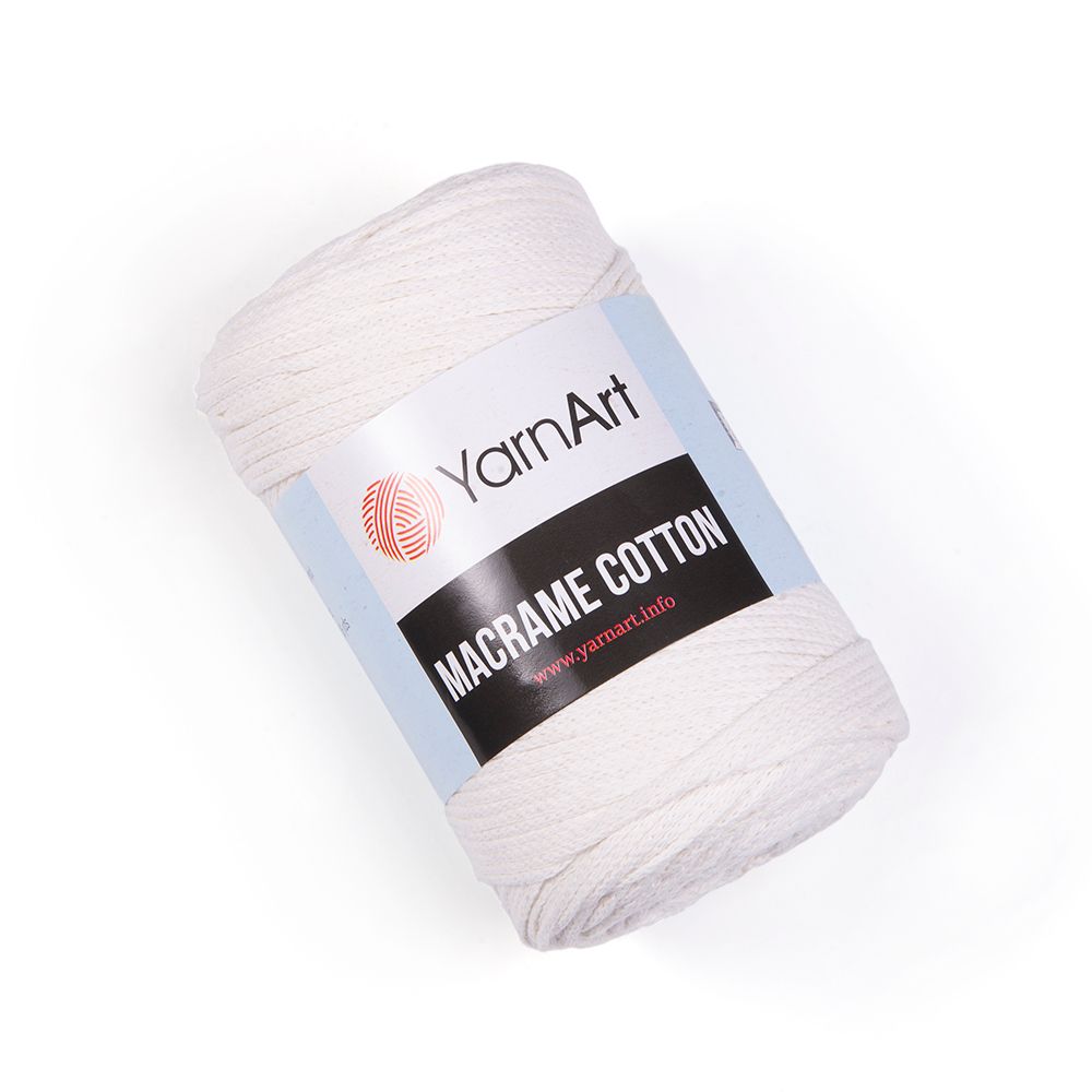 Пряжа YarnArt Macrame Cotton, Белый
