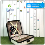 Чемодан детский Панда (со стикерами)