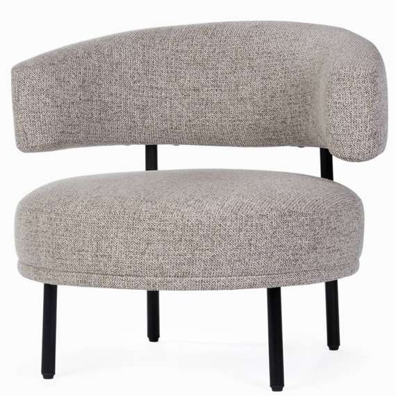 Кресло Lilly светло-серое