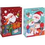Пакет подарочный «Дедушка Мороз» 31*42*12 см, микс