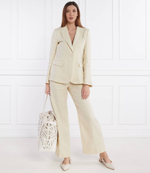 Льняный пиджак NALUT Weekend MaxMara - кремовый(150410326)