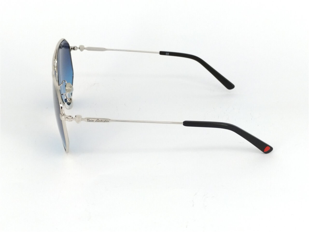 Солнцезащитные очки Tonino Lamborghini 750-04 AF FR Silver-Metal Shaded Dark Blue