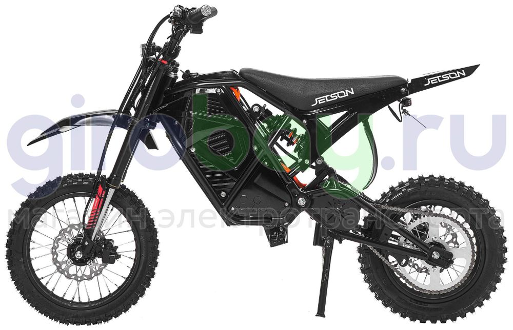 Электропитбайк Jetson MAGNUM 1000W (48V/25Ah) - Чёрный фото №6