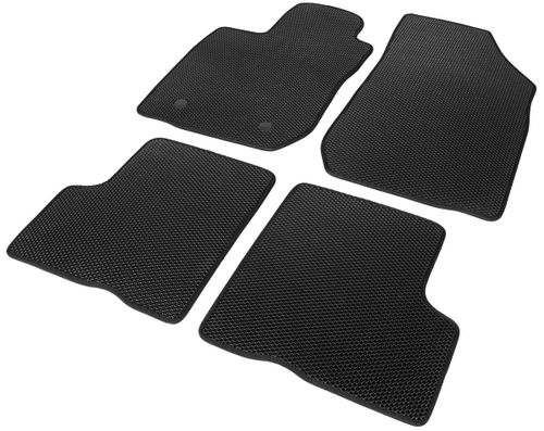 Коврики в салон автомобиля AutoFlex EVA (ЭВА, ЕВА) Standart для Lada Largus универсал (5 мест) 2012-2021 2021-н.в./Largus Cross универсал (5 мест) 2014-2021 2021-н.в., 4 части, с крепежом, 6600301