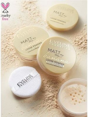 EVELINE.ТРАНСПАРЕНТНАЯ МАТИРУЮЩАЯ ПУДРА-BANANA серии MATT MY DAY LOOSE POWDER, 6гр