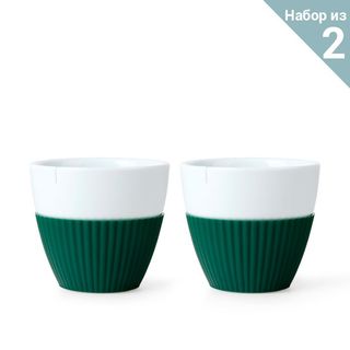 Чайный стакан Viva Scandinavia &quot;Anytime&quot; 200 мл, 2 шт., темно-зеленый