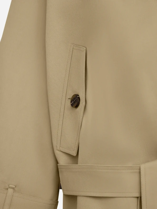 Тренч-трансформер бежевый