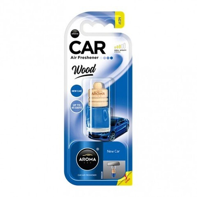 AROMA CAR Подвесной ароматизатор WOOD New Car