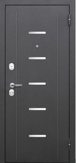 Дверь входная Гарда 7,5 Серебро Астана Милки