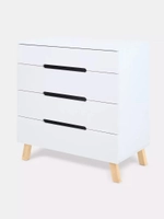 Комод пеленальный Rant Indy Pro 800/4 Cloud White