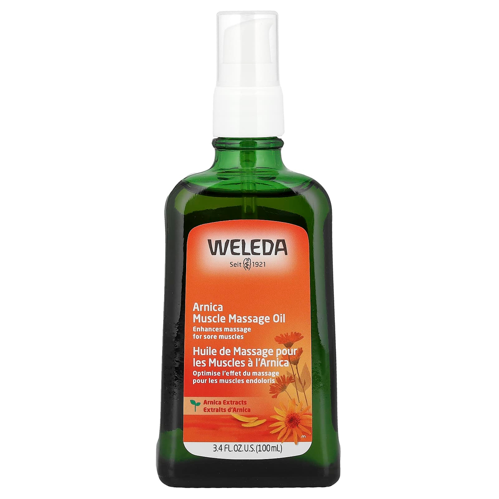 Weleda, массажное масло для мышц с арникой, 100 мл (3,4 жидк. унции)