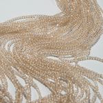 Шпинель синтетическая "Шампанское" с покрытием, 2мм, шар, микроогранка