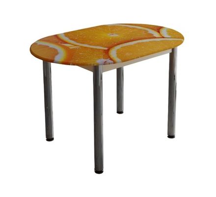 Стол обеденный с принтом (цитрус) ДА БТС