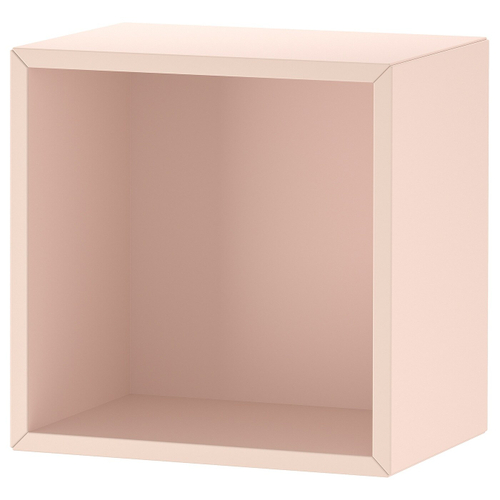 Настенный стеллаж IKEA EKET (ЭКЕТ), Светло-розовый, 35x25x35 см
