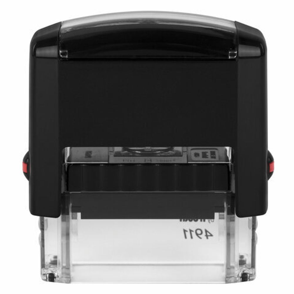 Штамп стандартный "ОПЛАЧЕНО, дата", оттиск 38 х 14 мм, синий, TRODAT IDEAL 4911 DB - 3.13, 161489