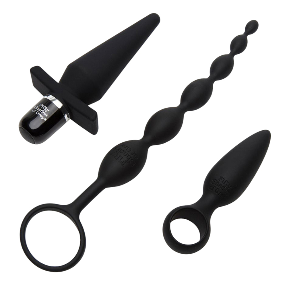 Набор игрушек для анального удовольствия Fifty Shades of Grey Take It Slow Gift Set