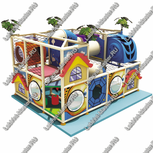 Детский игровой лабиринт "Дом спайдермена"