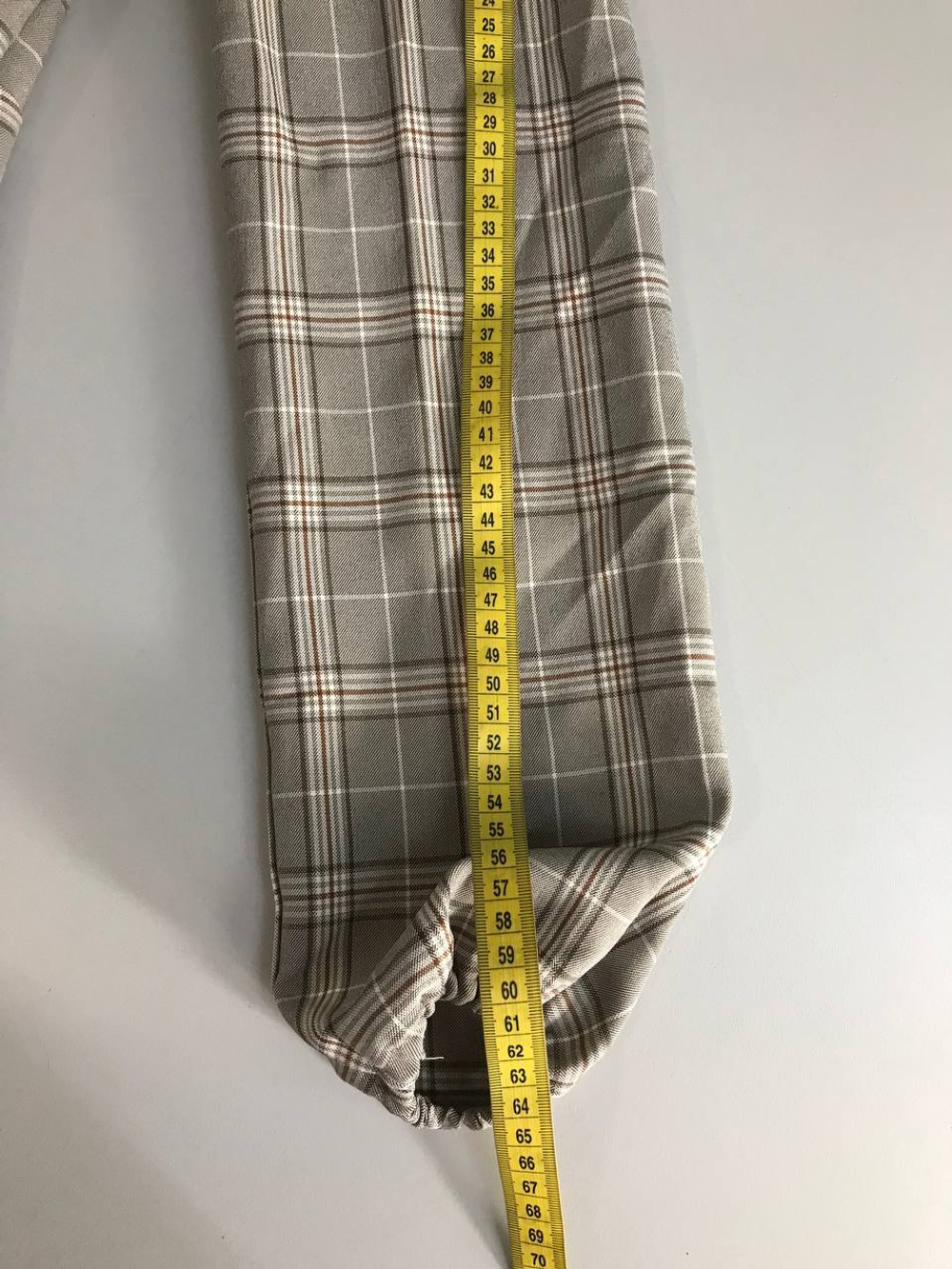 Платье в клетку на запах, визуально на 44/46 размер