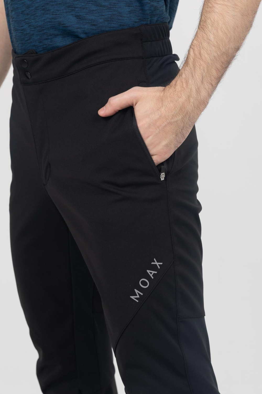 Брюки MOAX Tokke Softshell мужские, чёрный