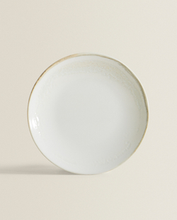 ZARA HOME КЕРАМИЧЕСКАЯ ТАРЕЛКА ДЛЯ УЖИНА