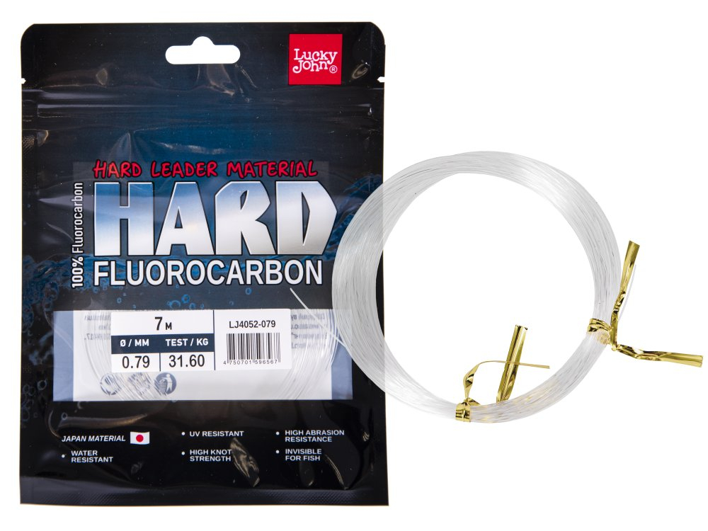 Леска моно. Lucky John FLUOROCARBON Hard 007/079