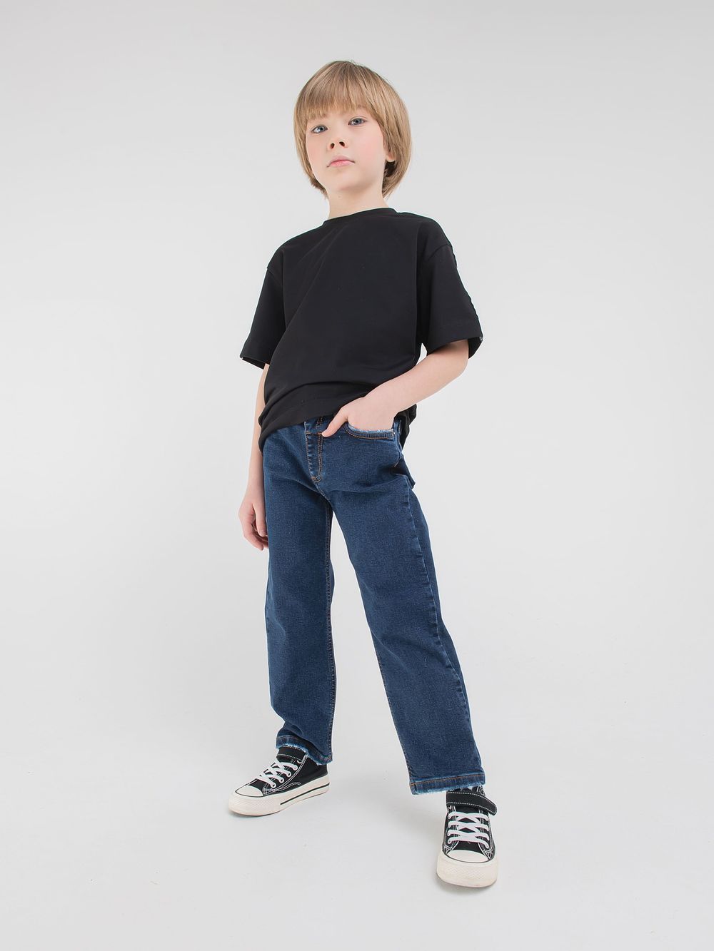 Джинсы прямые "Синие"