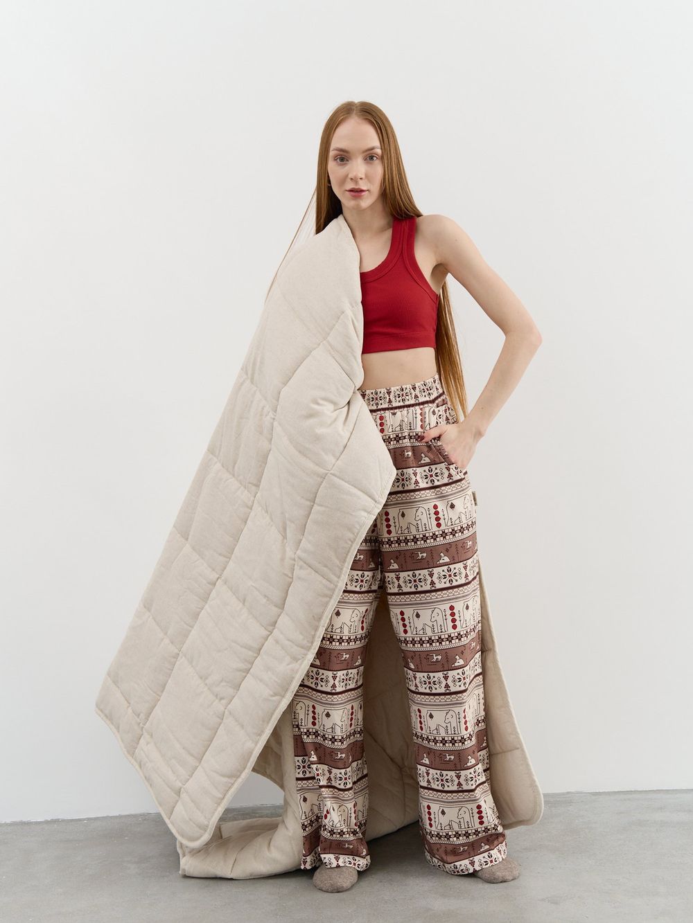 Топ укороченный "Рябина" женский