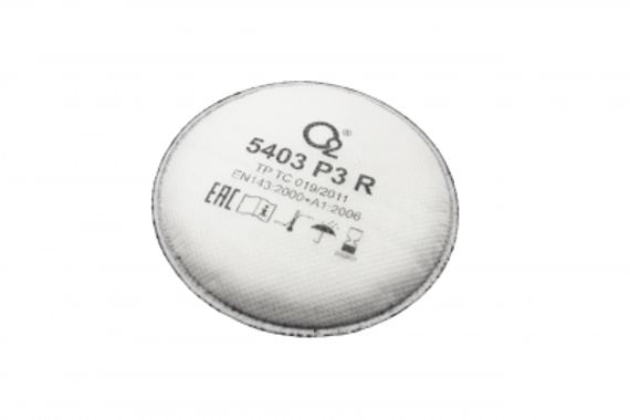 Фильтр О2 5403 P3 (аналог 3M 2138) противоаэрозольный