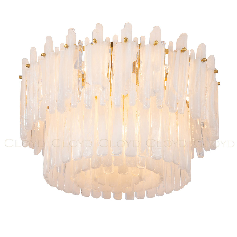 Потолочный светильник Cloyd NANSEN FM9 / Ø55 см - латунь (арт.10959)