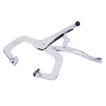 KING TONY (6625-11) Зажим с фиксатором 280 мм, С-образный, с подвижными губками