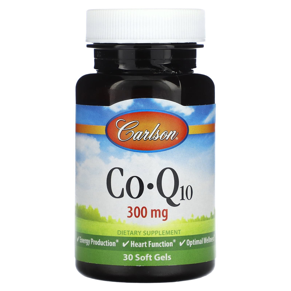 Carlson, Co-Q10, 30 мягких таблеток