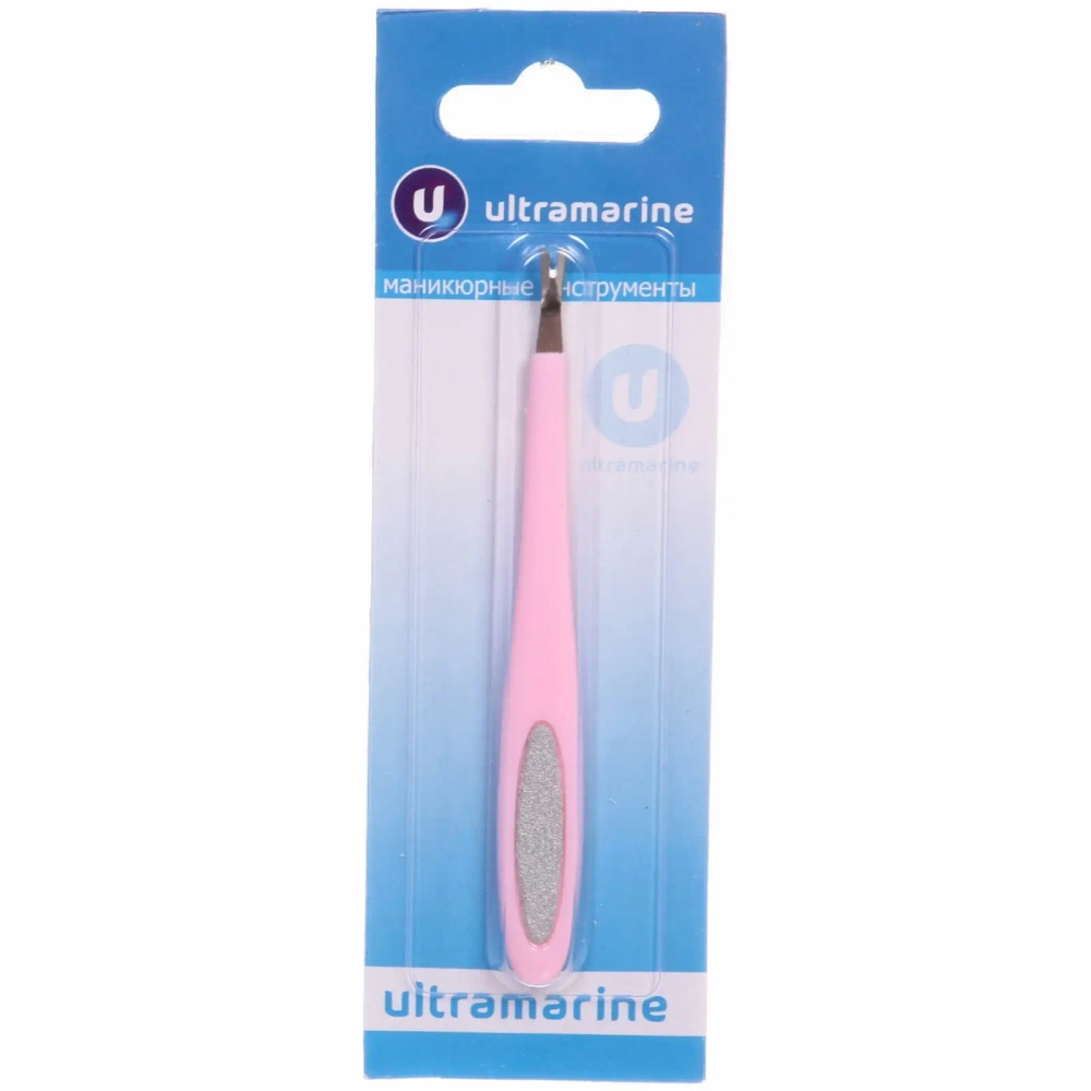 Триммер для удаления кутикулы на блистере «Ultramarine», с пилкой, цвет микс, 10см