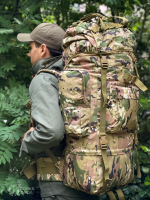 Рюкзак тактический Grizzly 75 л Cordura 500D Мультикам