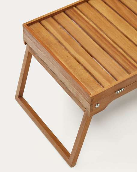 Складной поднос Mani из массива акации