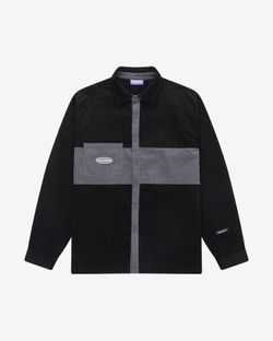 Рубашка Velvet Button черный/серый