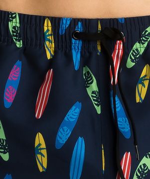 Пляжные шорты ATLANTIC KMB-207 темно-синий