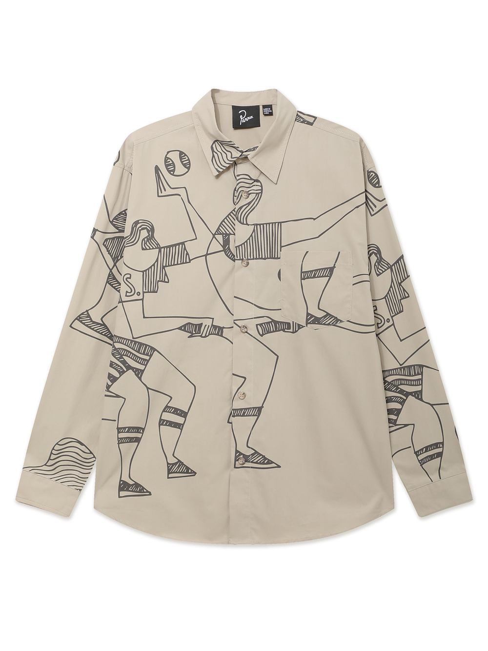 Рубашка Дл. Рукав Pen Drawings Shirt