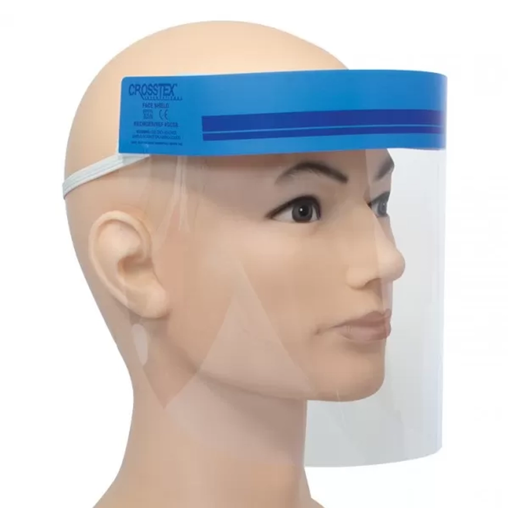 Экран-маска защитный для лица, пластмасса